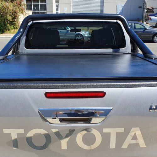 TOYOTA HILUX SR5 GR SPORT DC 2015-2024 ELECTRIC ROLLER SHUTTER COVER for Sports Bar tonneau hard lid (SUPPLIED & FITTED IN STORE ONLY)