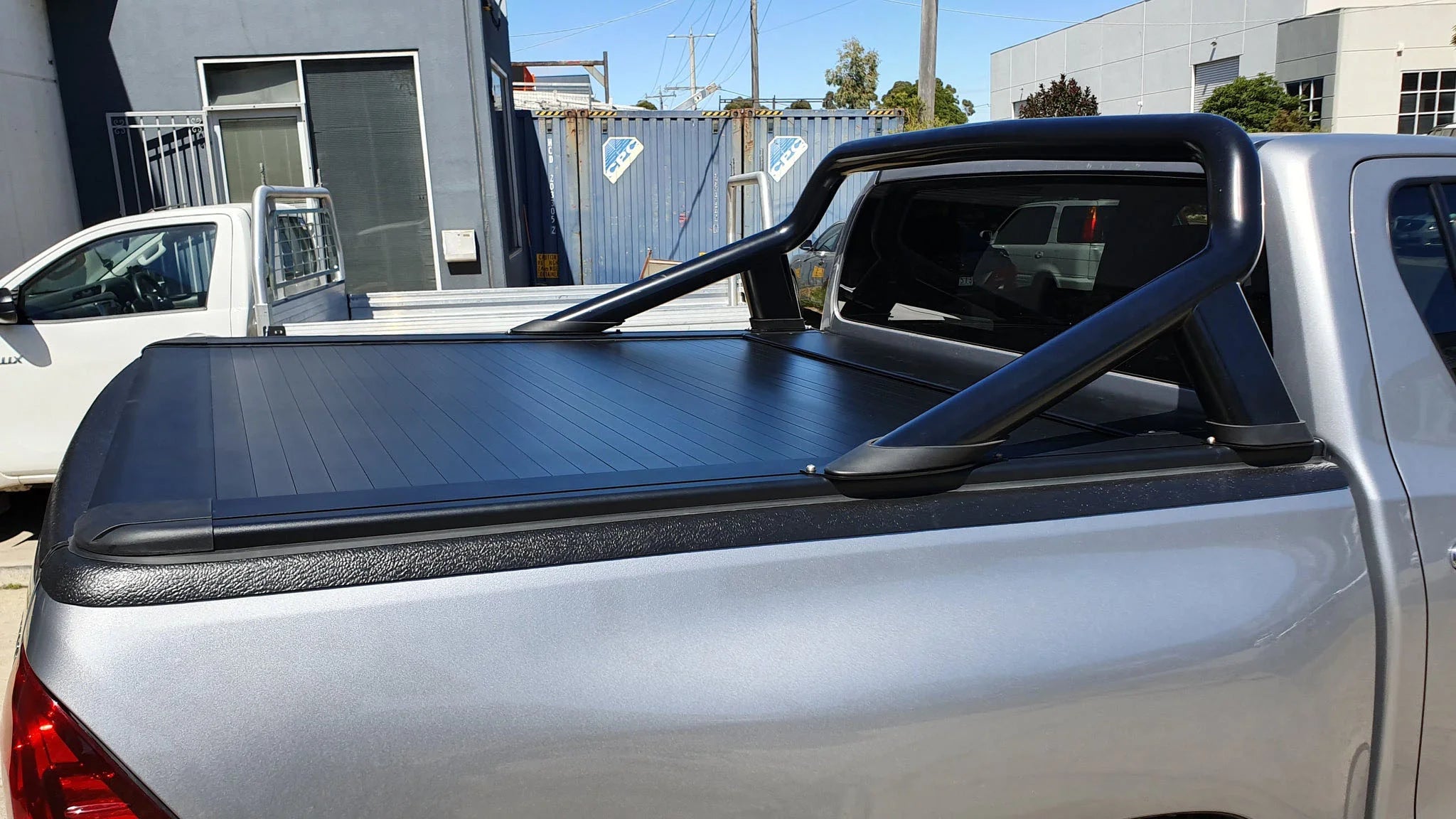 TOYOTA HILUX SR5 GR SPORT DC 2015-2024 ELECTRIC ROLLER SHUTTER COVER for Sports Bar tonneau hard lid (SUPPLIED & FITTED IN STORE ONLY) - Image 2
