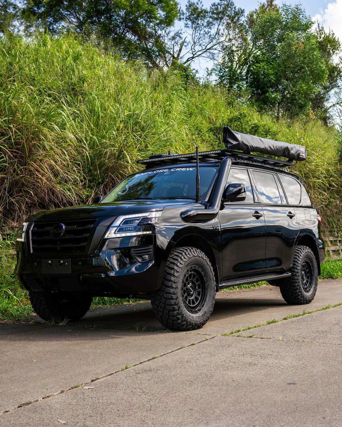 Nissan Y62 Patrol 5" Long Entry Stainless Snorkel (SUPPLIED & FITTED IN STORE ONLY)