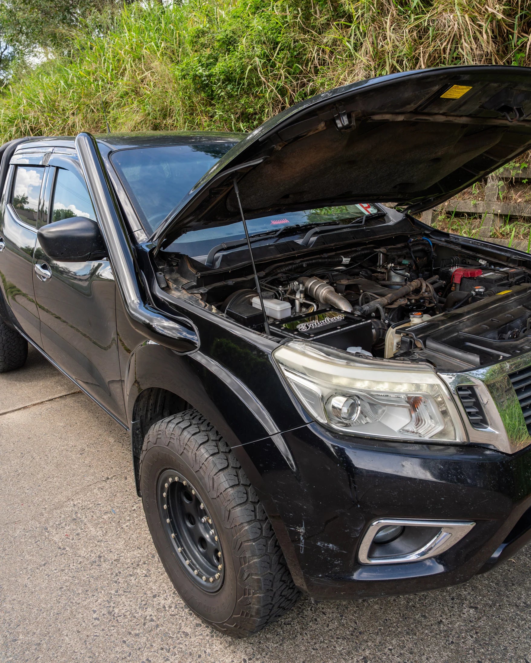 Nissan Navara NP300 Stainless Snorkel and Alloy Airbox Kit (Short & Mid Entry Available) (SUPPLIED & FITTED IN STIORE ONLY)