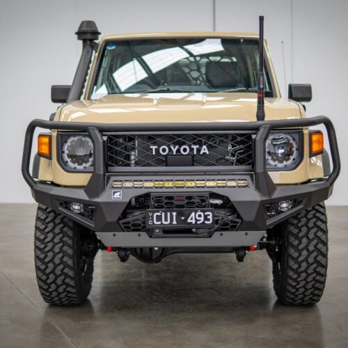 Toro Bull bar, Suitable for Toyota Land Cruiser (facelift) 76, 78, 79 Series, 2024 on (SUPPLIED & FITTED IN STORE ONLY)