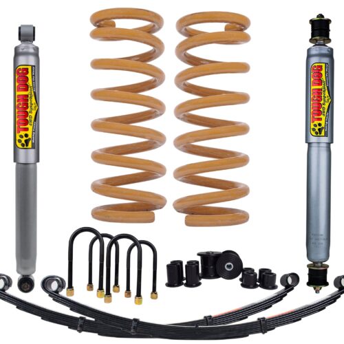TOUGH DOG 2 INCH LIFT KIT SUPPLIED+FITTED PRICE SUIT 79 SERIES DUAL CAB