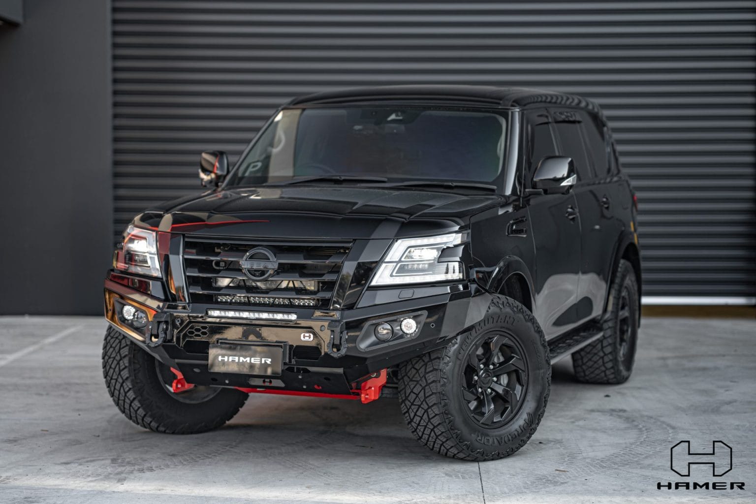 HAMER King series bull bar for Nissan Patrol Y62 Series 5 (2020 – Present) - Image 2