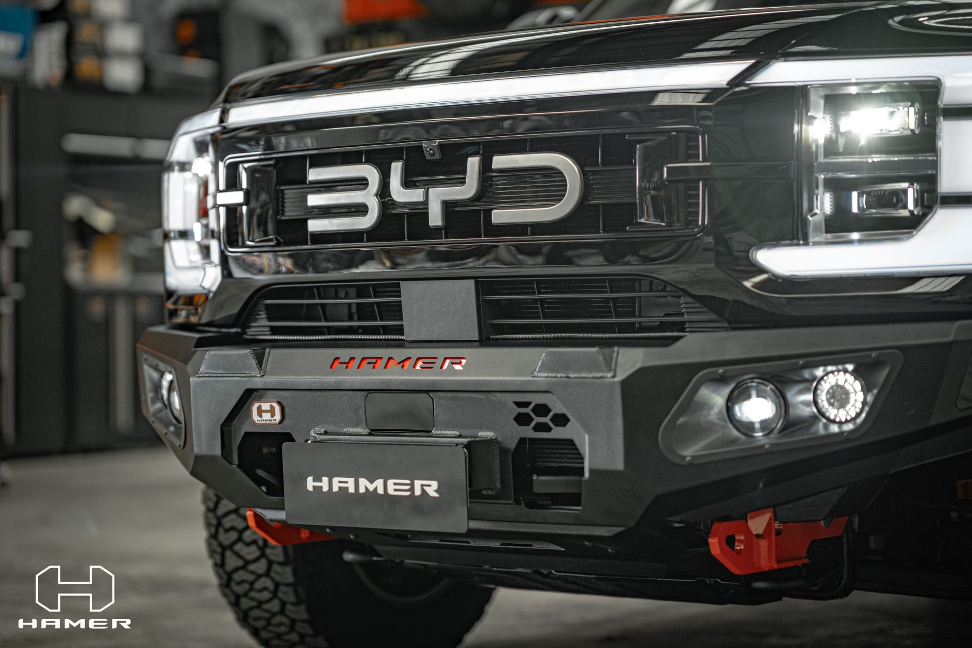 HAMER King series bull bar for BYD Shark 6 (2024 – Present) - Image 3