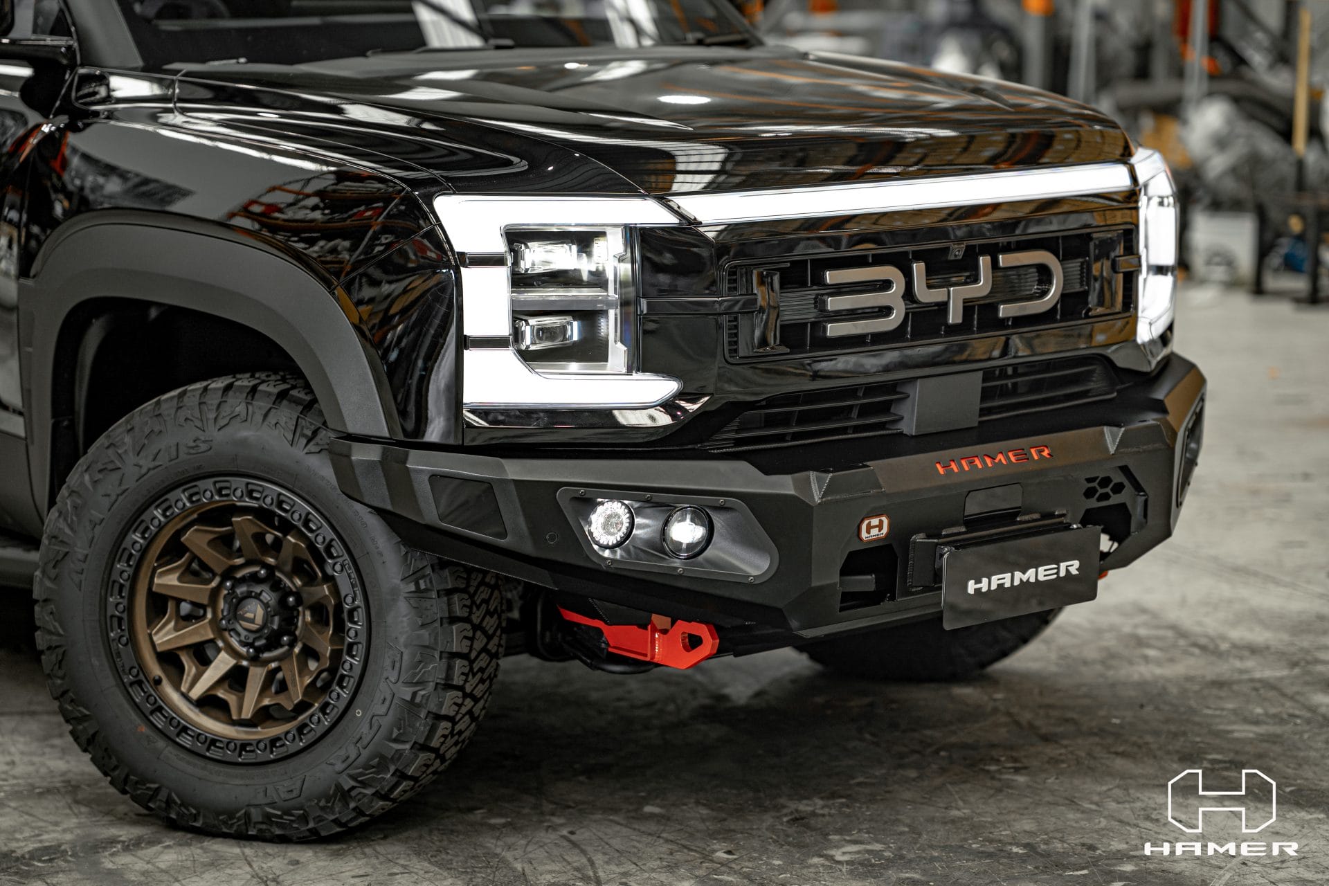 HAMER King series bull bar for BYD Shark 6 (2024 – Present) - Image 4