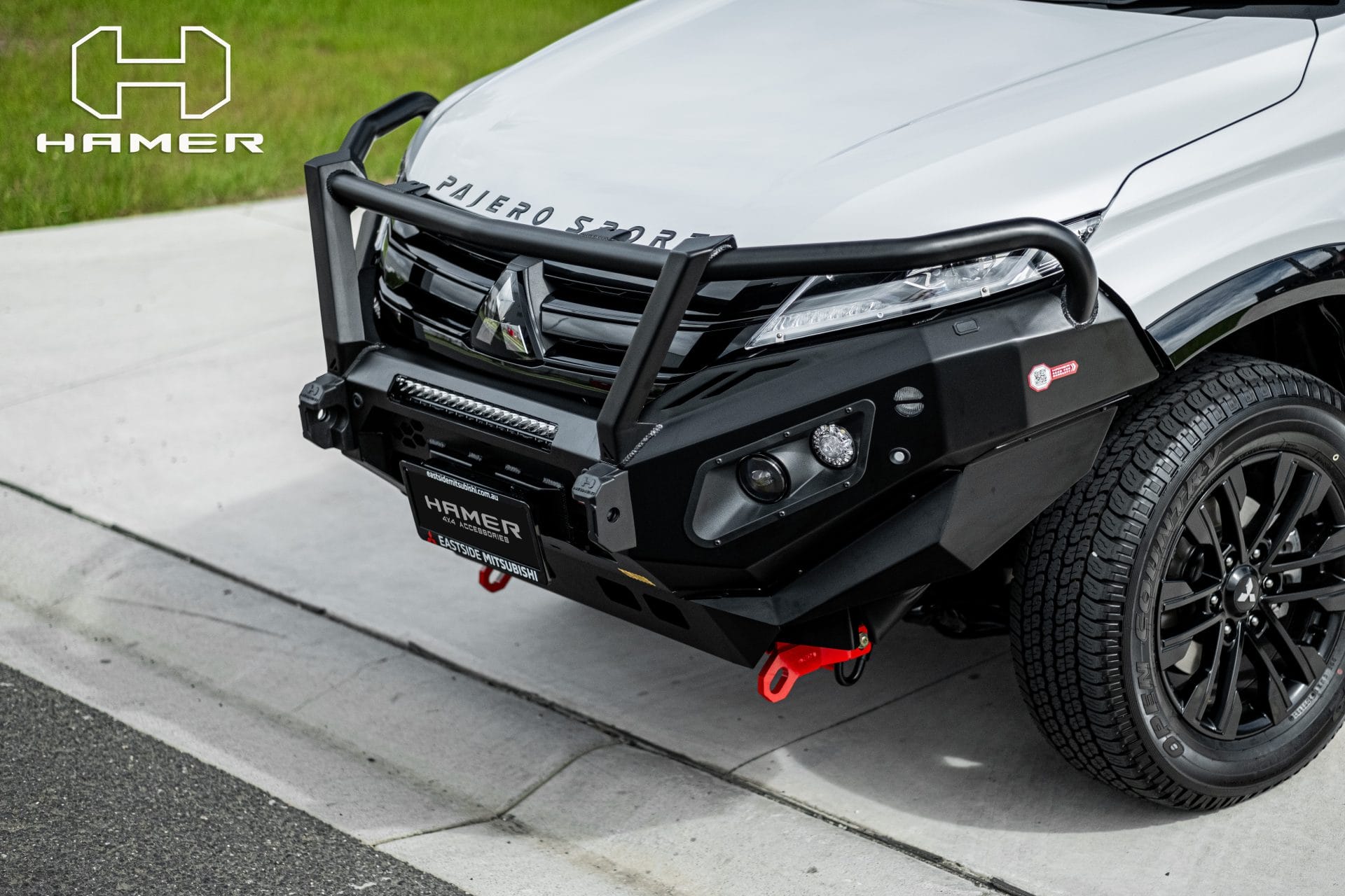 HAMER King series Plus bull bar for Mitsubishi Pajero Sport QG ( 2024 – Present ) - Image 3