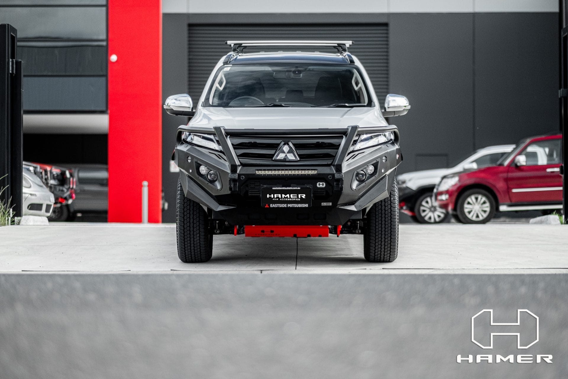 HAMER King series Plus bull bar for Mitsubishi Pajero Sport QG ( 2024 – Present ) - Image 4