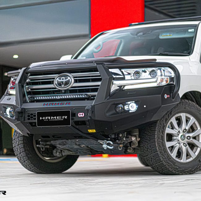 HAMER King series Plus bull bar for Toyota Landcruiser 200 Series (2015 – 2021) - Image 2