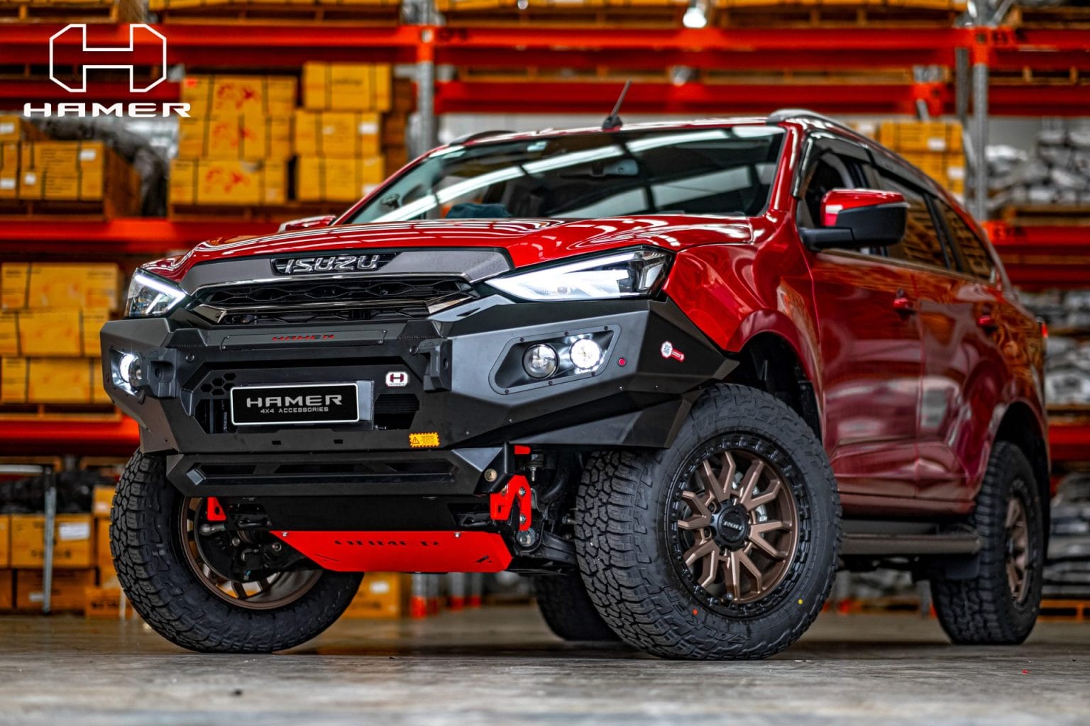 HAMER King series bull bar for Isuzu MUX (2021 – 2024) - Image 2