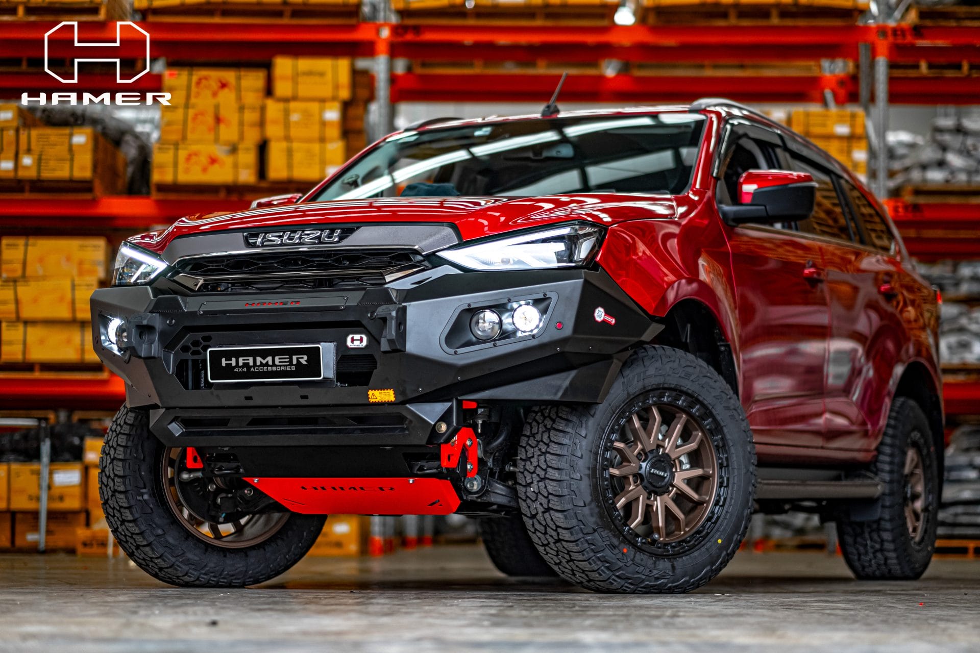HAMER King series bull bar for Isuzu MUX (2021 – 2024) - Image 3