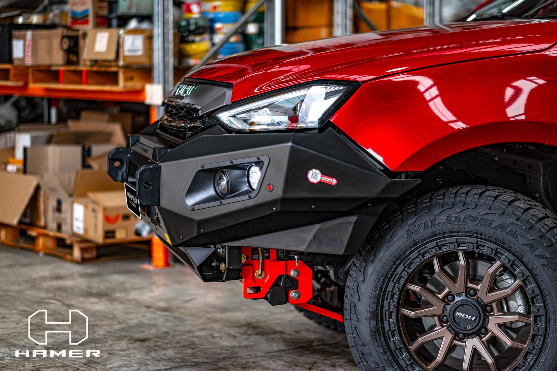 HAMER King series bull bar for Isuzu MUX (2021 – 2024) - Image 4