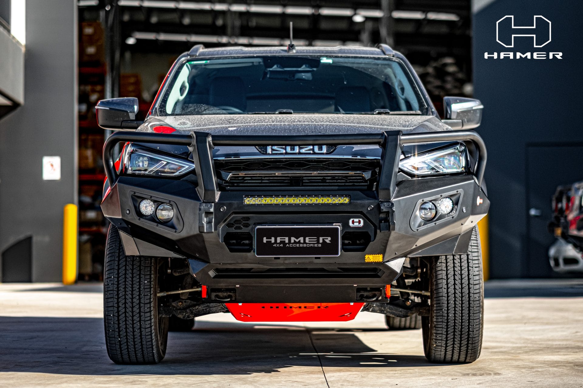 HAMER King series Plus bull bar for Isuzu MUX (2021 – 2024) - Image 2