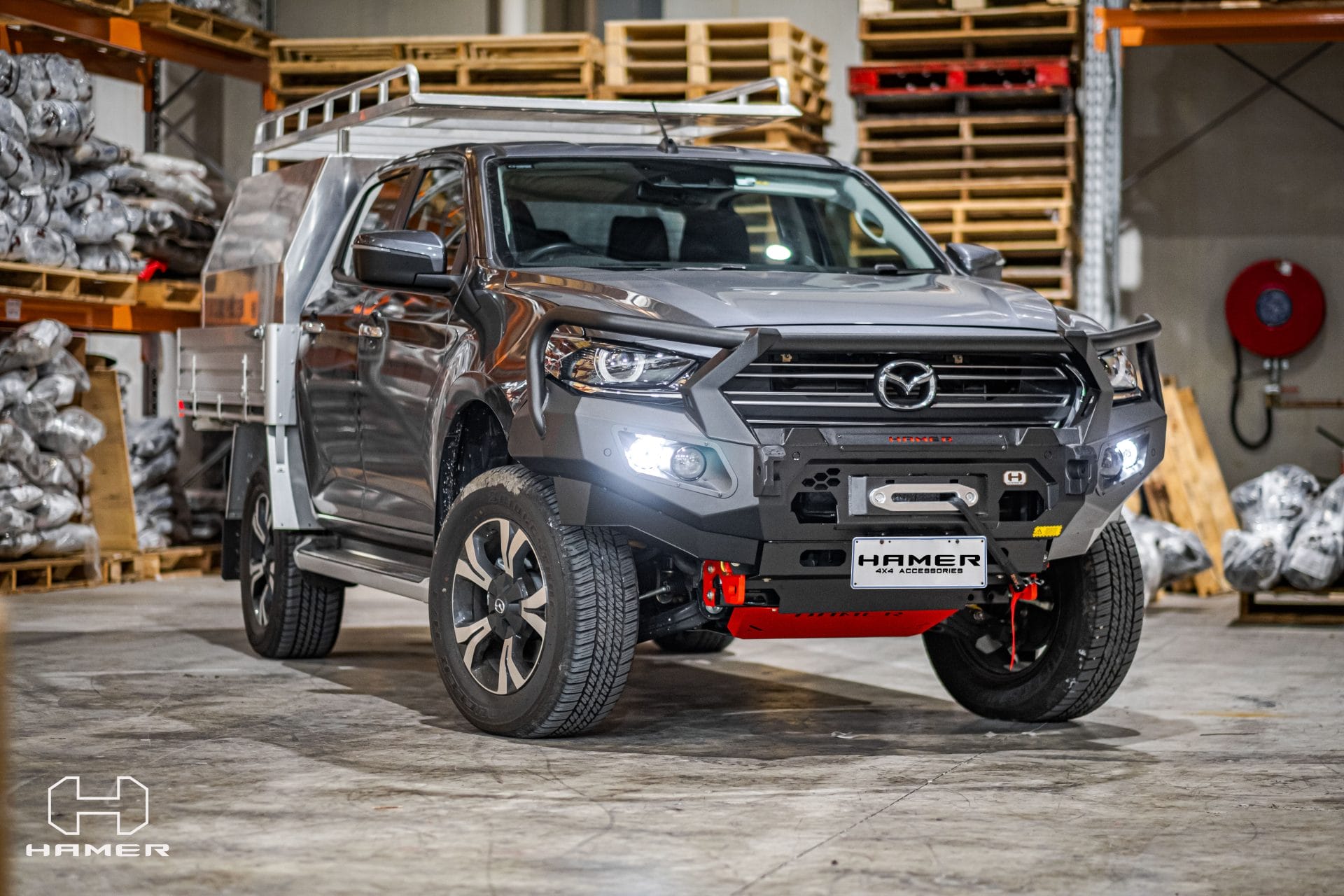 HAMER King series Plus bull bar for Mazda BT-50 (2021 – 2024) - Image 4