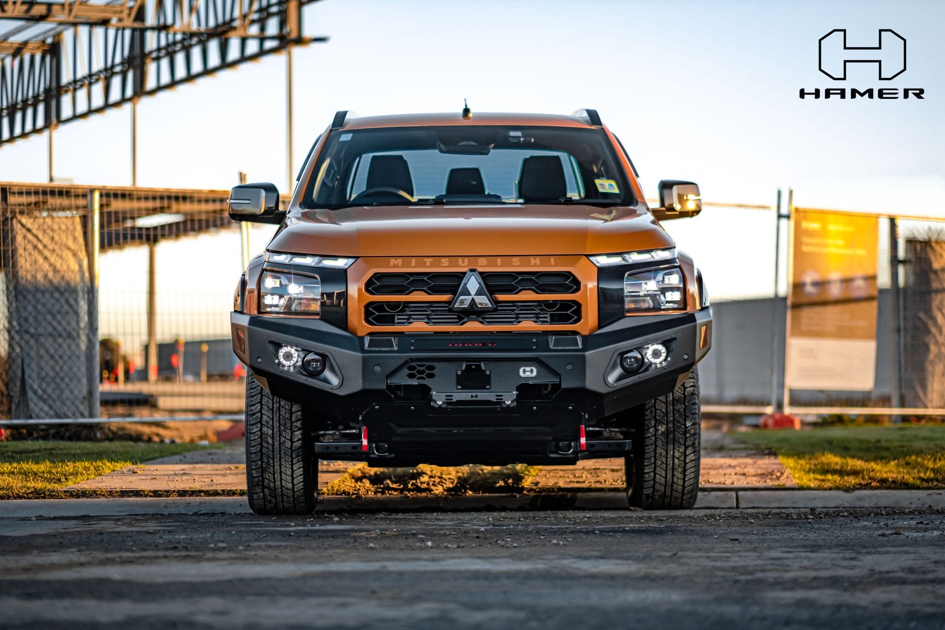HAMER King series bull bar for Mitsubishi Triton MV ( 2024 – Present ) - Image 2