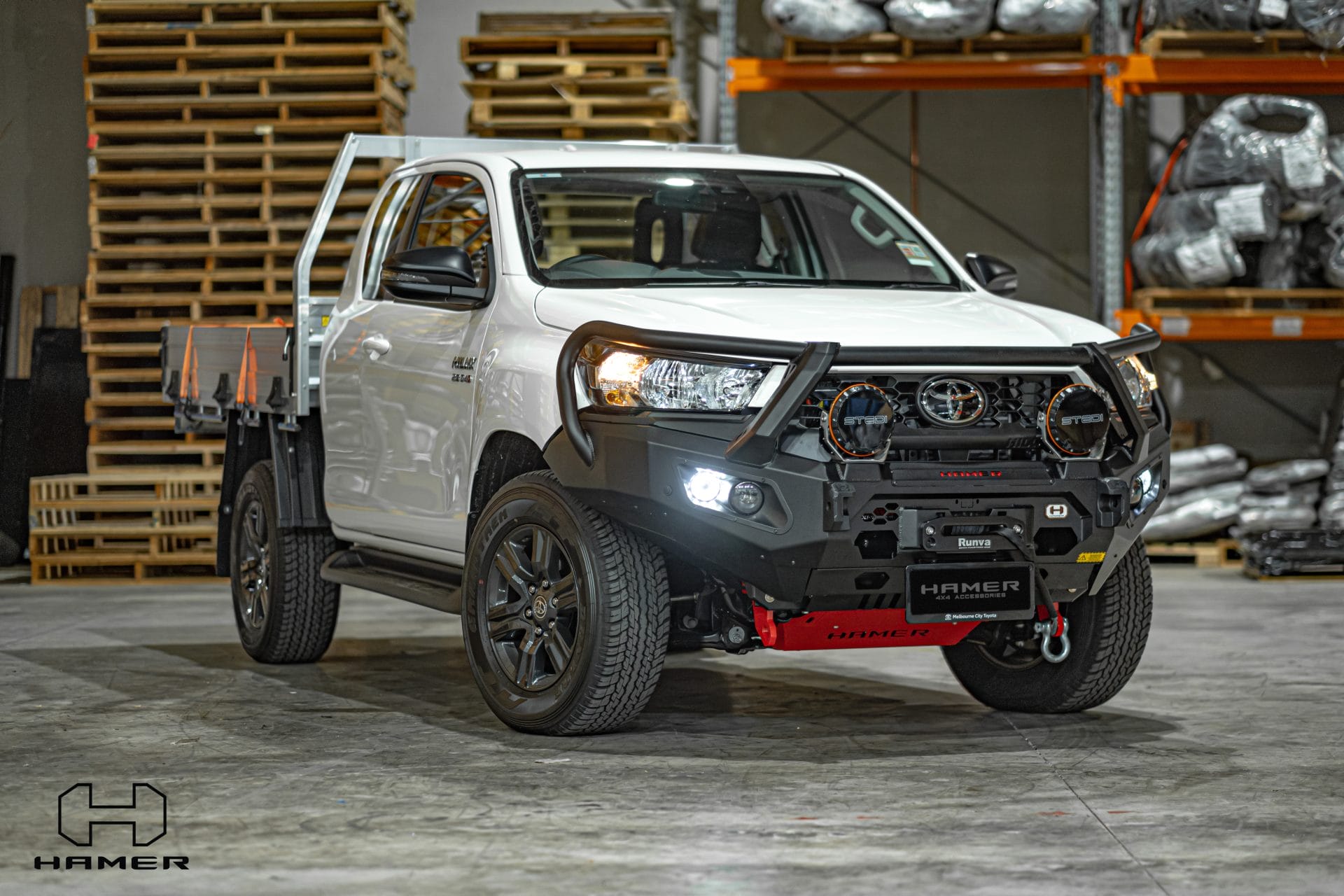 HAMER King series Plus bull bar for Toyota Hilux (2024 – Present) - Image 2