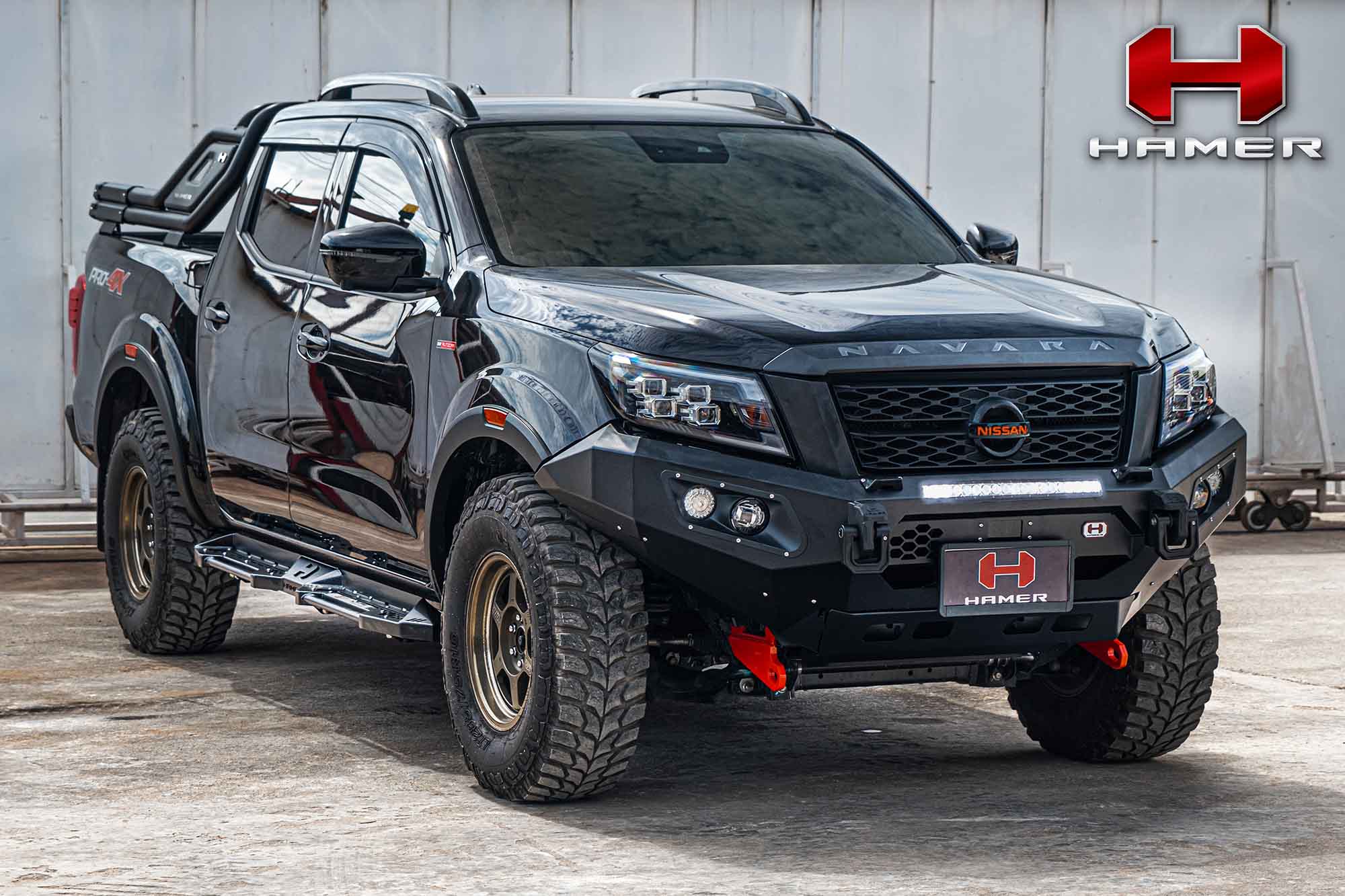 HAMER King series bull bar for Nissan Navara (2021 – Present) - Image 3