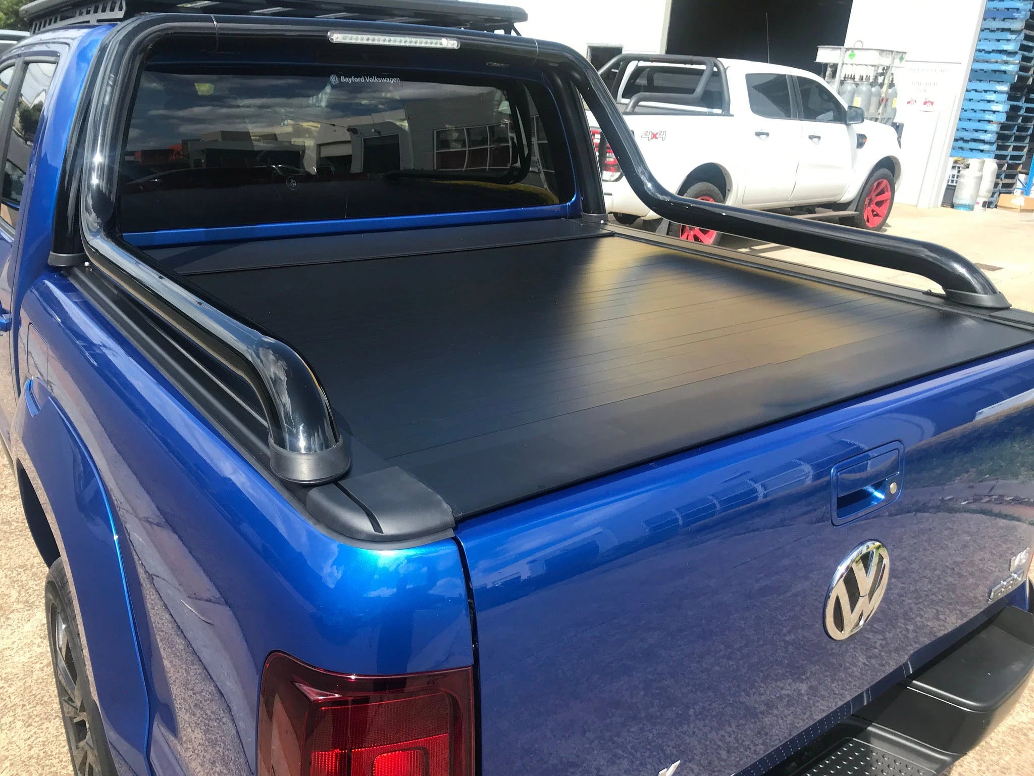 VW AMAROK ULTIMATE DC 2010-2021 ELECTRIC ROLLER SHUTTER COVER for Sports Bar tonneau hard lid (SUPPLIED & FITTED IN STORE ONLY) - Image 2