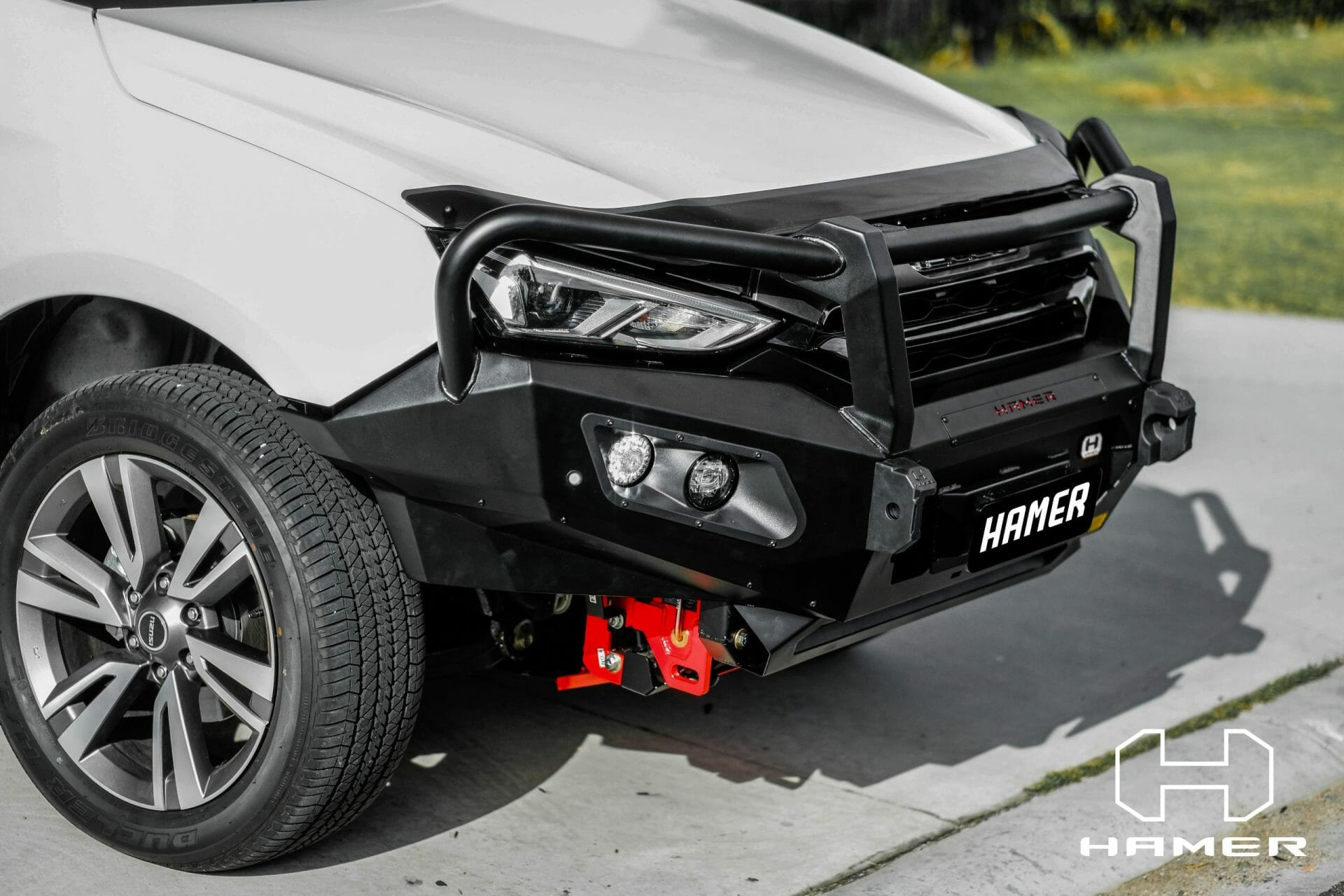 HAMER King series Plus bull bar for Isuzu MUX (2021 – 2024) - Image 3
