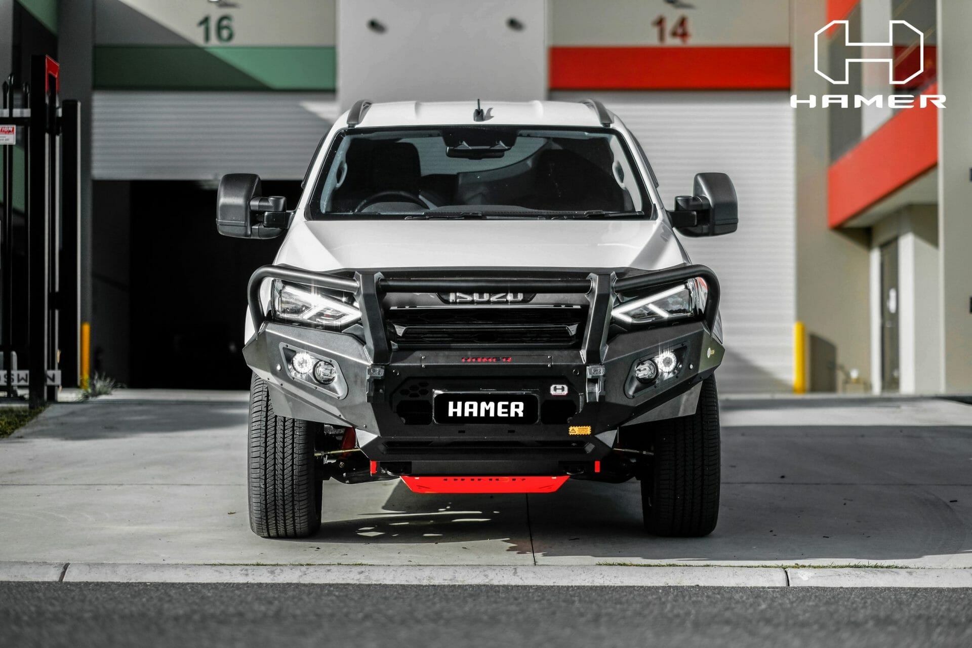 HAMER King series Plus bull bar for Isuzu MUX (2021 – 2024) - Image 4