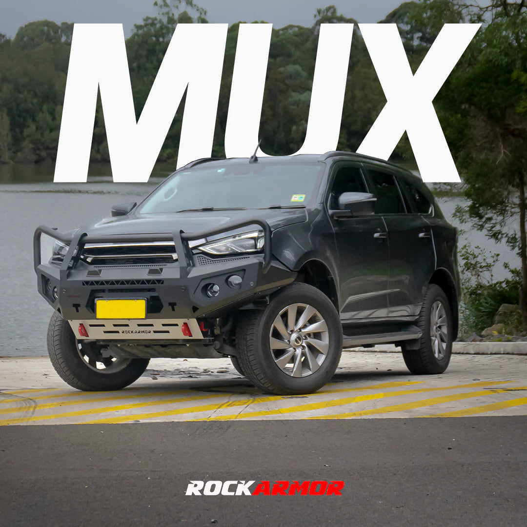 Rockarmor Isuzu MUX Bullbar 08/2021 - 02/2025 Rockarmor GT Bull Bar (SUPPLIED & FITTED IN STORE ONLY)