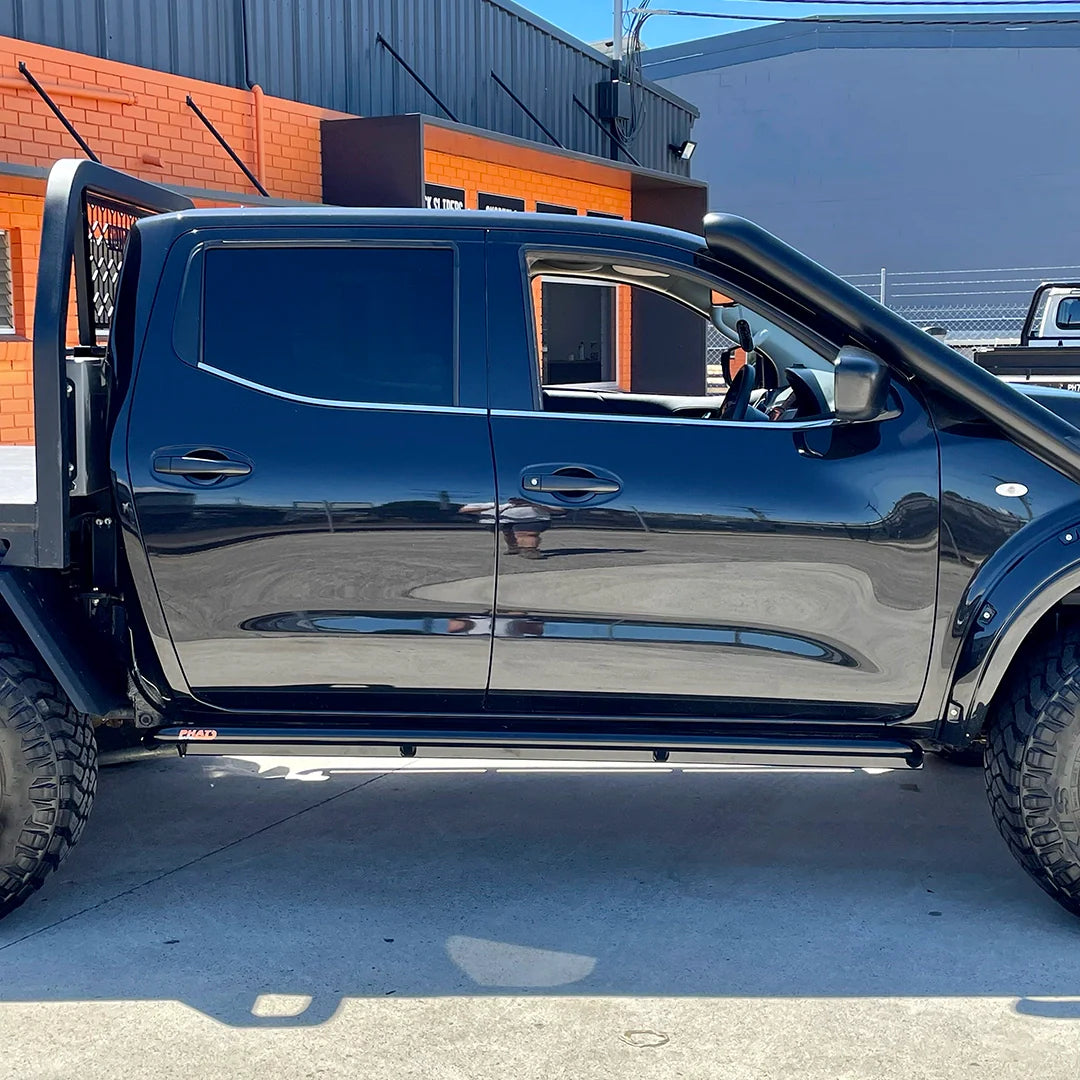 Nissan Navara NP300 Rock Sliders / Side Steps - Powdercoated (SUPPLIED & FITTED IN STORE ONLY) - Image 2