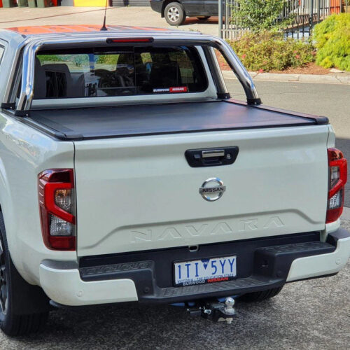 NAVARA NP300 DC 2021+ ELECTRIC ROLLER SHUTTER COVER for Sports Bar tonneau hard lid (PRO-4X, N-Trek, ST, ST-X, RX, SL) (SUPPLIED & FITTED IN STORE ONLY)