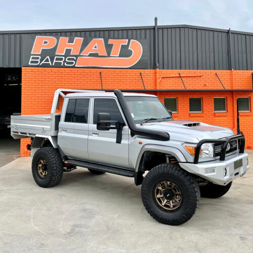 Toyota Landcruiser 79/76/78 Series 5″ Snorkel AVAILABLE IN MATT BLACK, SATIN BLACK OR POLISHED (SUPPLIED & FITTED IN STORE ONLY)