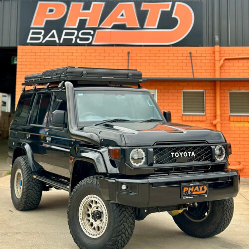 Toyota Landcruiser 79/76/78 Series 2024+ Facelift 5″ Snorkel AVAILABLE IN MATT BLACK, SATIN BLACK OR POLISHED (SUPPLIED & FITTED IN STORE ONLY)
