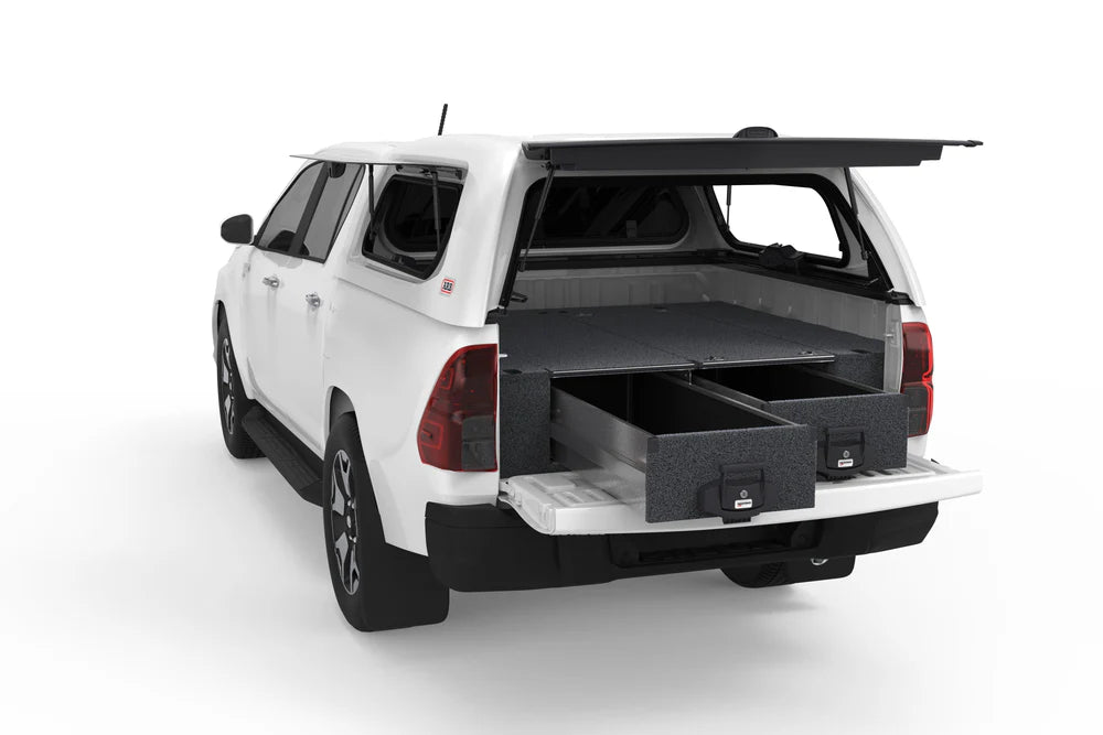 HILUX DUAL CAB N80 4WD INTERIORS FIXED FLOOR DRAWERS (SUPPLIED & FITTED IN STORE ONLY) - Image 2
