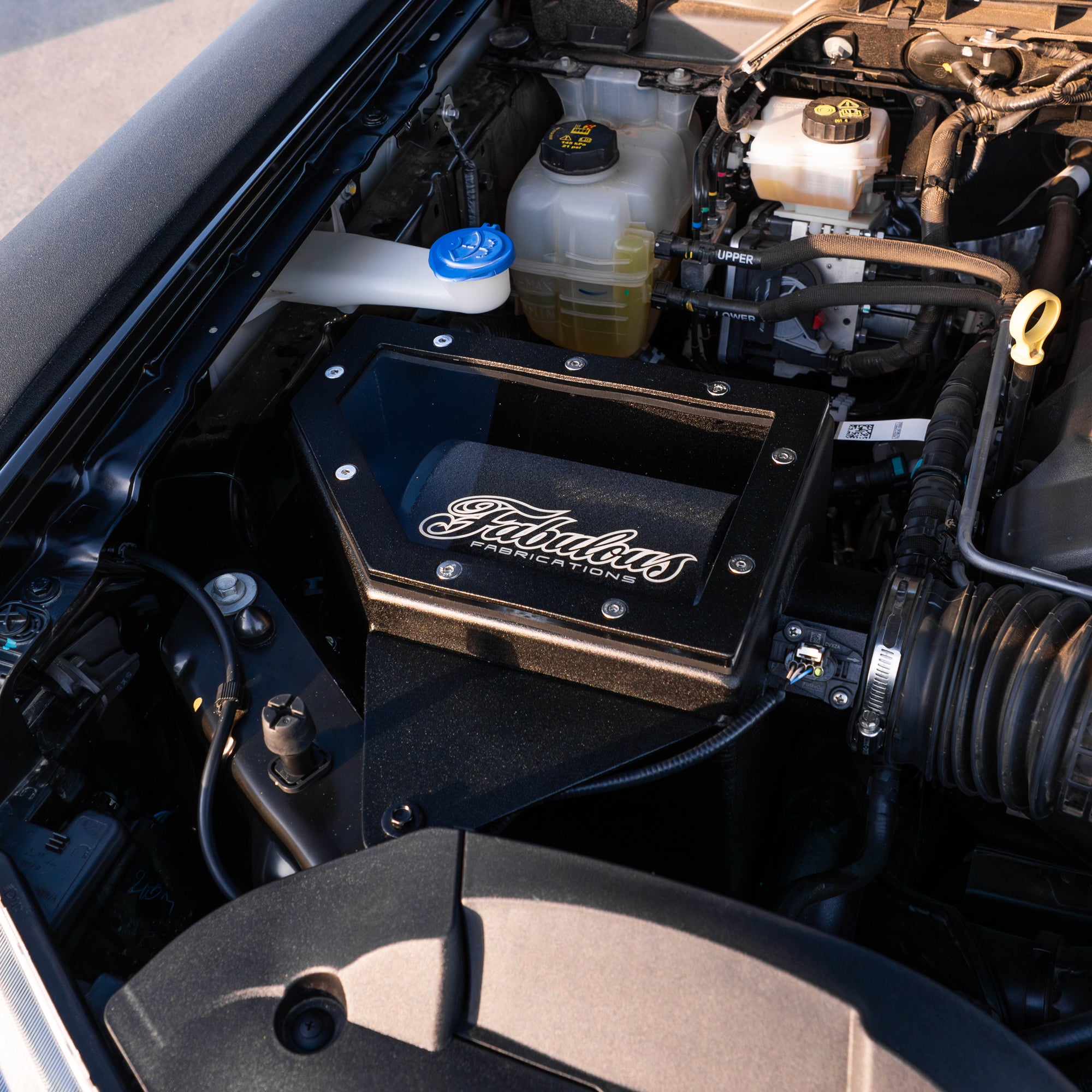 Ford Ranger Next Gen Super Duty V6 Alloy Airbox to Suit Factory Plastic Super Duty Snorkel