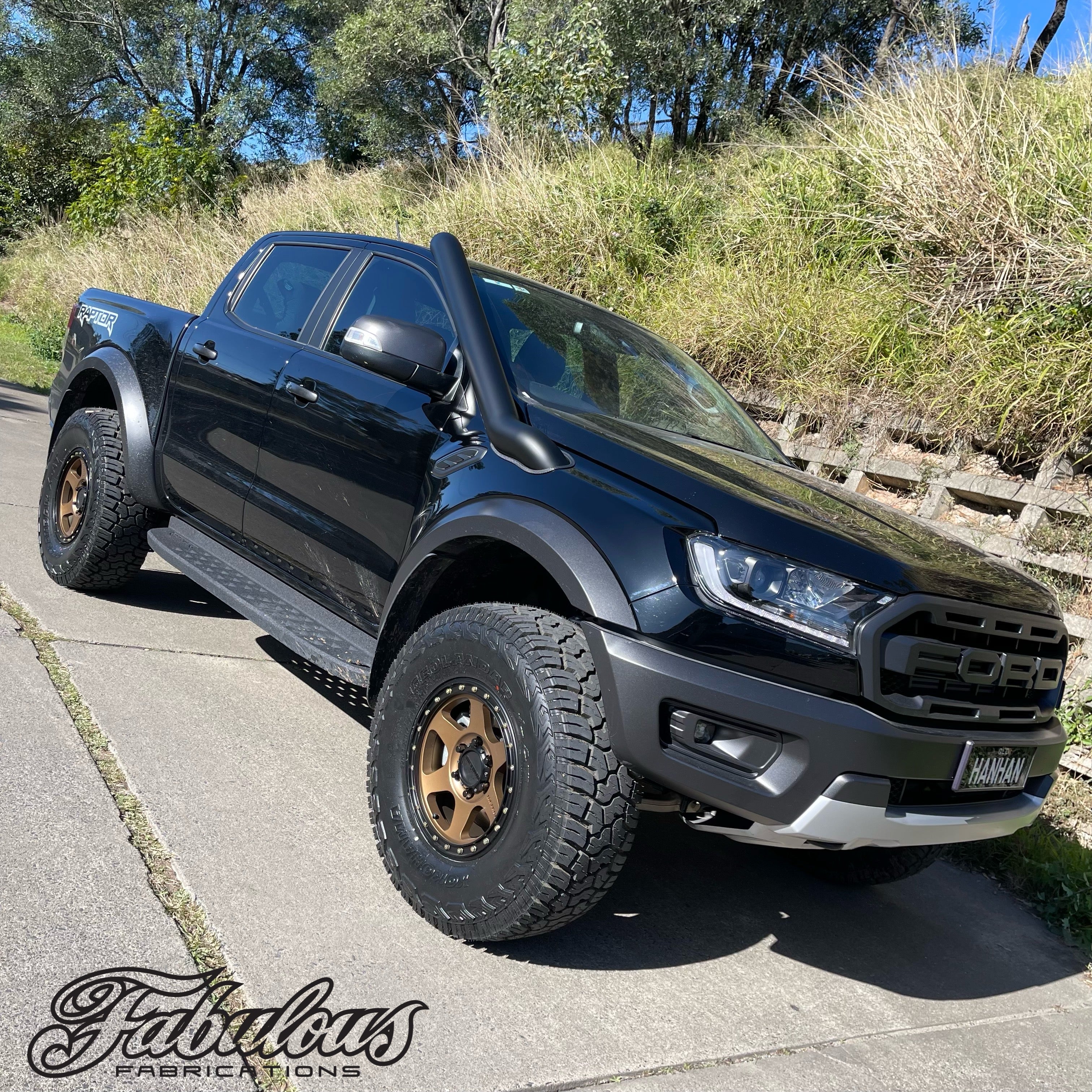 Ford Ranger Raptor Stainless Snorkel and Factory Airbox* Kit (Short & Mid Entry Available)