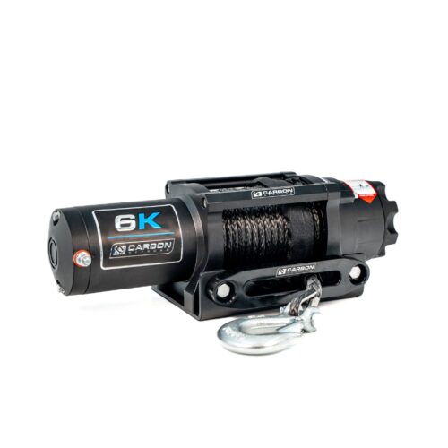 Carbon Offroad 6000lb ATV – Small 4X4 Winch 24V