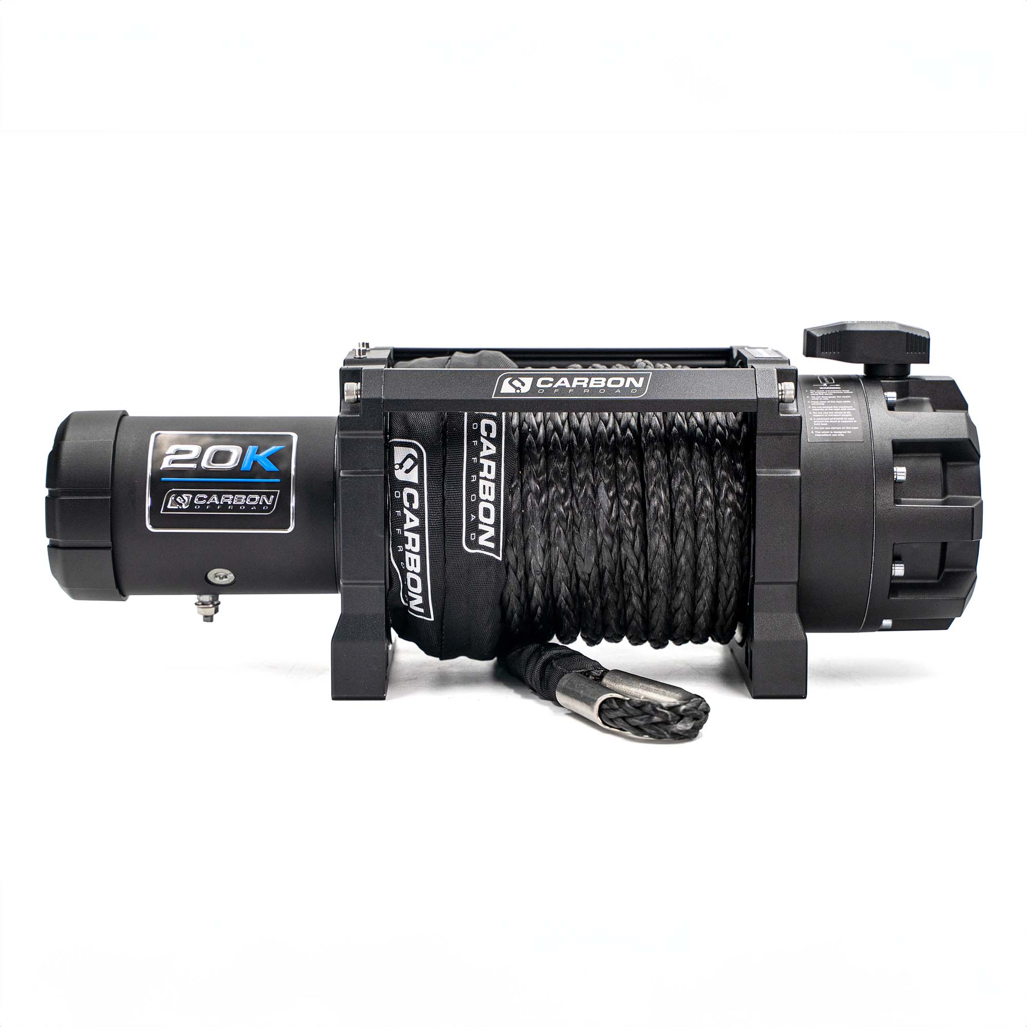 Carbon Scout Pro - 20000lb Extreme Duty Truck Winch 24V - BYO Hook