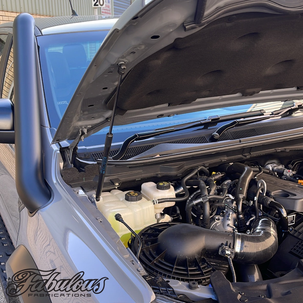 Ford Ranger Raptor Stainless Snorkel and Factory Airbox* Kit (Short & Mid Entry Available)