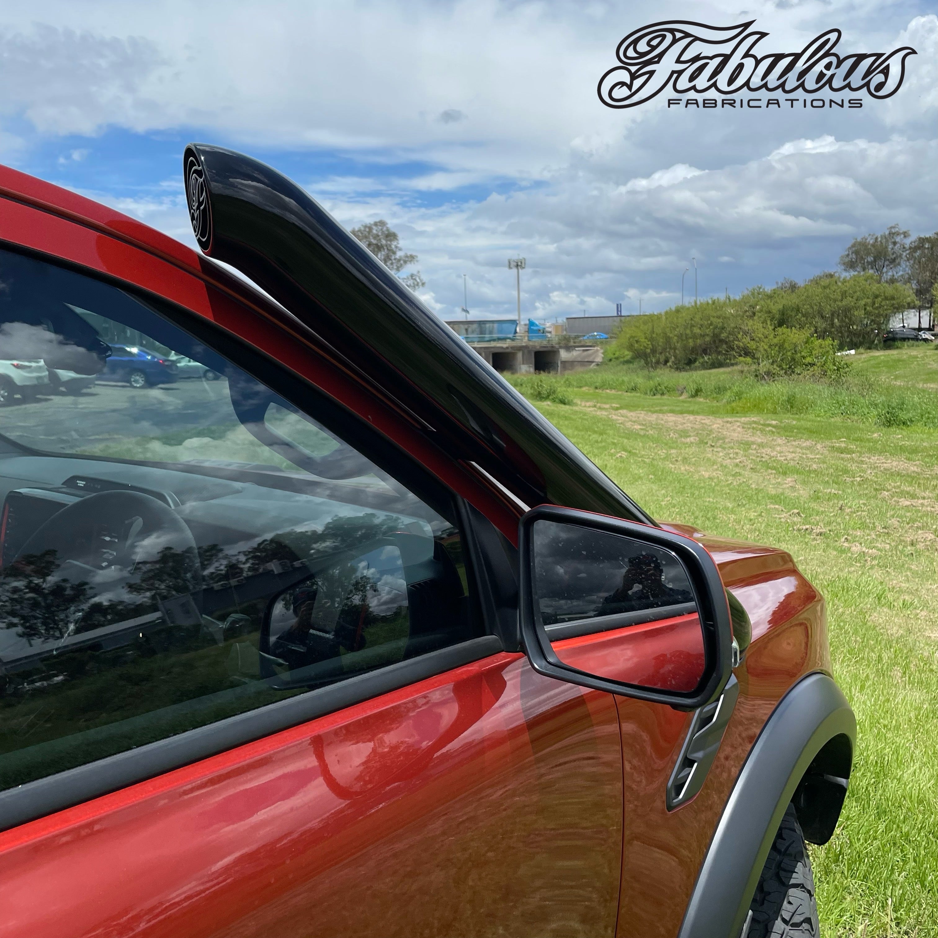 Ford Ranger Raptor Next Gen 4 Inch Stainless Snorkel and Alloy Washer Bottle Kit