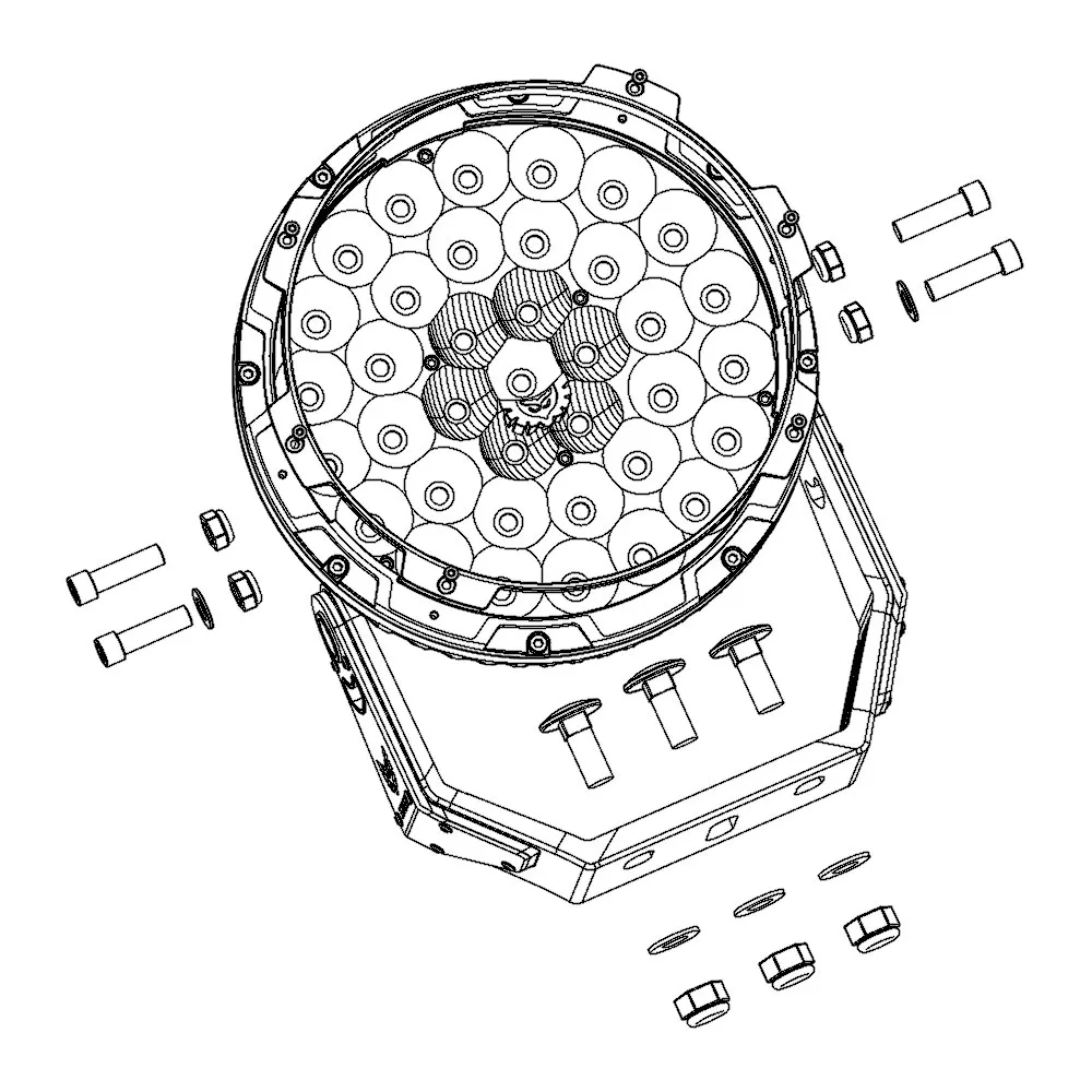 Type X Pro Exploded Diagram